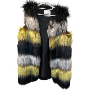 Faux fur vest